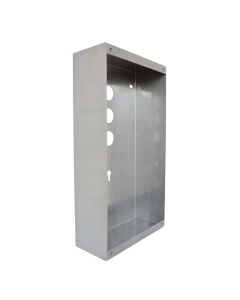 SRS Stainless Steel Surface Back Box for Size D Entry Panels