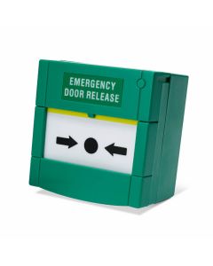 SRS Resettable Green Plastic Breakglass Call Point, Triple Pole