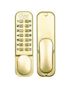 Codelocks 155PB | Mechanical Codelock With Handle + Snib, Brass