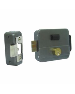 Fermax Electric Rim Lock with Double Key and Pushbutton