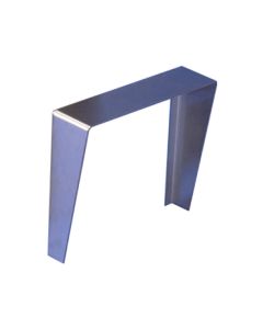 SRS Stainless Steel Rain Hood for Size A VR Panels (Flush Fit)