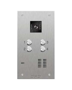 SRS 4 button Stainless Steel VR Video Entry Panel + Keypad (Size A)