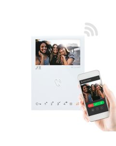 Comelit Mini Handsfree Wi-Fi Monitor with Induction Loop, ViP System