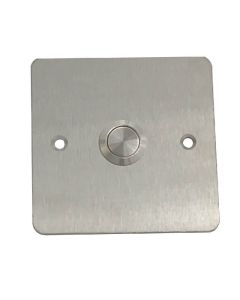 SRS Flush Mounted Stainless Steel Blank Exit Button