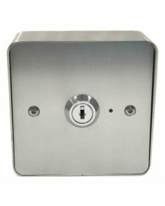SRS Surface Mount Stainless Steel Key Switch (Keyed Alike)
