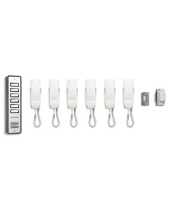 Bell 906F | 6 Way Audio Intercom Kit with Flush Panel