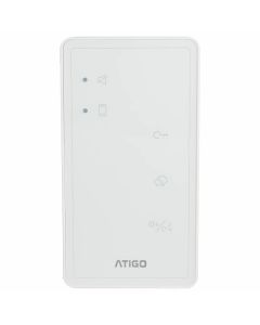 Atigo 2-Wire Audio Handsfree Receiver with 3 Buttons