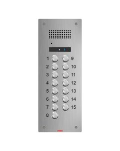 Atigo 15 Button Flush Mount Engravable Audio Panel