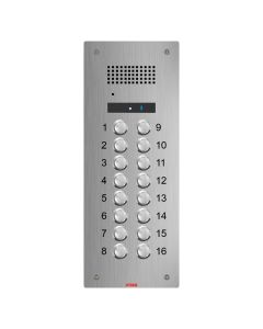 Atigo 16 Button Flush Mount Engravable Audio Panel