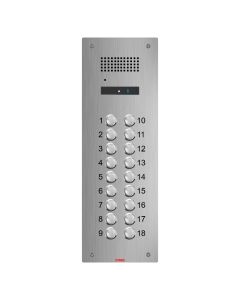 Atigo 18 Button Flush Mount Engravable Audio Panel