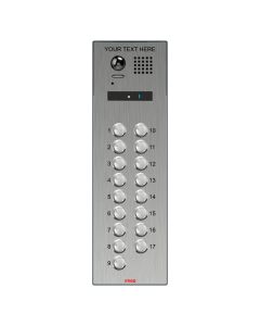 Atigo 17 Button Surface Mount Engravable Video Panel