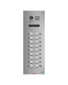 Atigo 18 Button Flush Mount Engravable Video Panel