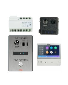 AtigoPlus 1-Way Video Villa Kit with 7 Inch Monitor