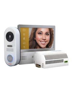 Atigo 1-Way Video Intercom Villa Kit with White 7 Inch Wi-Fi Monitor