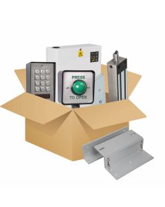 RGL Gate Kit with External 1200lb Maglock, PSU, Exit Button and Keypad