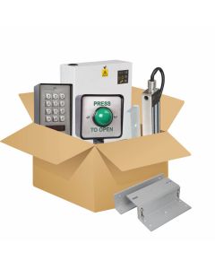 RGL Gate Kit with External 600lb Maglock, PSU, Exit Button and Keypad