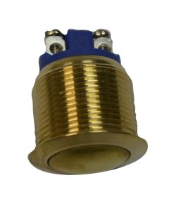 Bell Vandal Resistant Push Button with a Brass Finish