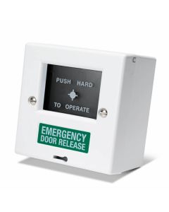 SRS White Plastic Resettable Call Point, Single Pole