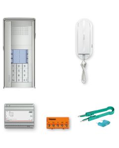 Bticino 5 Way Sfera C100 Audio Door Entry Kit with Keypad Access