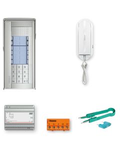 Bticino 12 Way Sfera C100 Audio Door Entry Kit with Keypad Access