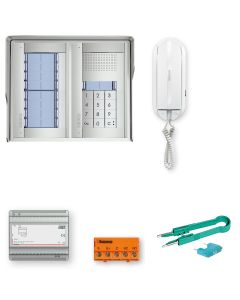Bticino 17 Way Sfera C100 Audio Door Entry Kit with Keypad Access