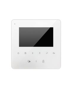 CDVI Hands-free colour monitor with 4.3 screen - white