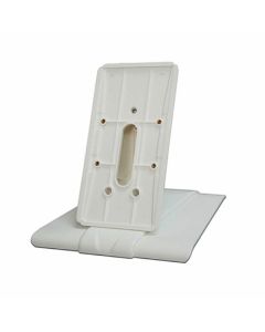 CDVI Desk Mount Bracket for CDV-27 Easy Monitors, White.