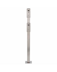 Bell 1200/1600mm Car/Pedestrian Dual Height Post for Surface VR Panel