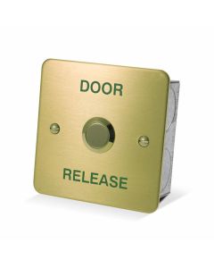 ICS DRB002F-DR-B | Brushed Brass Door Release Button