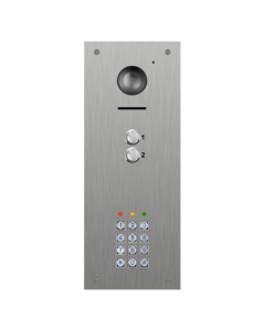 Hikvision 2 Button Vandal Resistant Video Panel with DC50 Keypad
