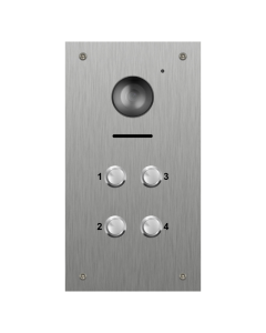 Hikvision 4 Button Vandal Resistant Video Panel