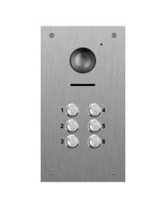 Hikvision 6 Button Vandal Resistant Video Panel