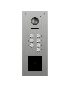Hikvision 7 Button Vandal Resistant Video Panel with Prox Cutout