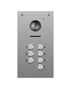 Hikvision 7 Button Vandal Resistant Video Panel