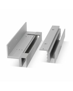 SRS ZL Bracket for EMU275 Mini Maglock with a Glass Door Mount