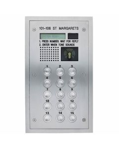 GDX Mitre Bezel 3 Button Functional Entrance Panel