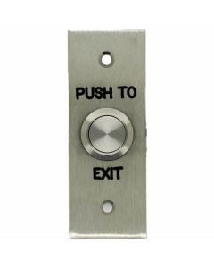 GDX Architrave Stainless Steel Exit Device with 20mm Push Button