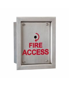 RGL stainless steel Firemans Switch in a flush housing