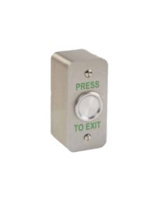 Alpro Natural Anodised Exit Switch - Narrow Style Switch Plate