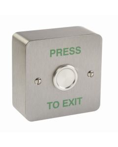 Alpro Natural Anodised Exit Switch - MK1 Gang Switch Plate