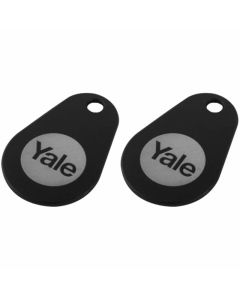Yale Smart Lock Key Tag - Black - Twin Pack