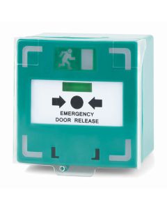 SRS Green Resettable Triple Pole Illuminated Call Point with Sounder