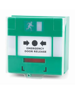SRS Green Resettable Illuminated Call Point with Sounder, Triple Pole