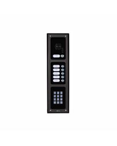 AES 6 Button Flush Imperial Modular Audio Intercom with Keypad