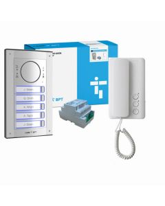 CAME BPT Standard MTM 5-Way Audio Flush Kit with Agata 200 Handsets