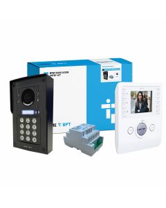 CAME BPT VR ZAMAK MTM 3-Way Video Surface Keypad Kit with Black Perla