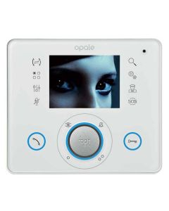 BPT OPALE WHITE | Opale 3.5 Inch Handset Free Monitor (White)