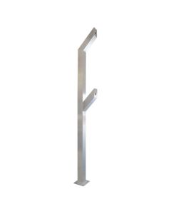 SRS-TUFF-POST Stainless Steel Dual Height, 2000mm 2x45 Degree Sections
