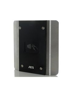 AES PRIME - Architectural Black Surface Slave Proximity Reader