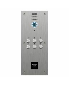Fermax 6 Button Vandal Resistant Video Panel with Prox Cut-Out
